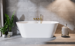 Besco Deeva 150 x 75 + klik klak chrom