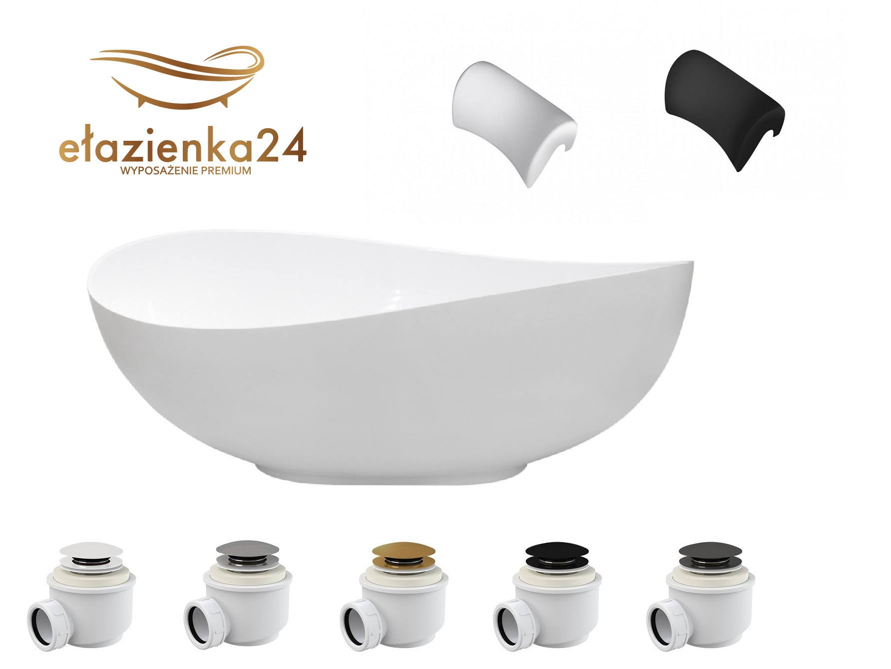 Besco Siya Mat 160 x 92 + klik klak chrom - obrazek 5