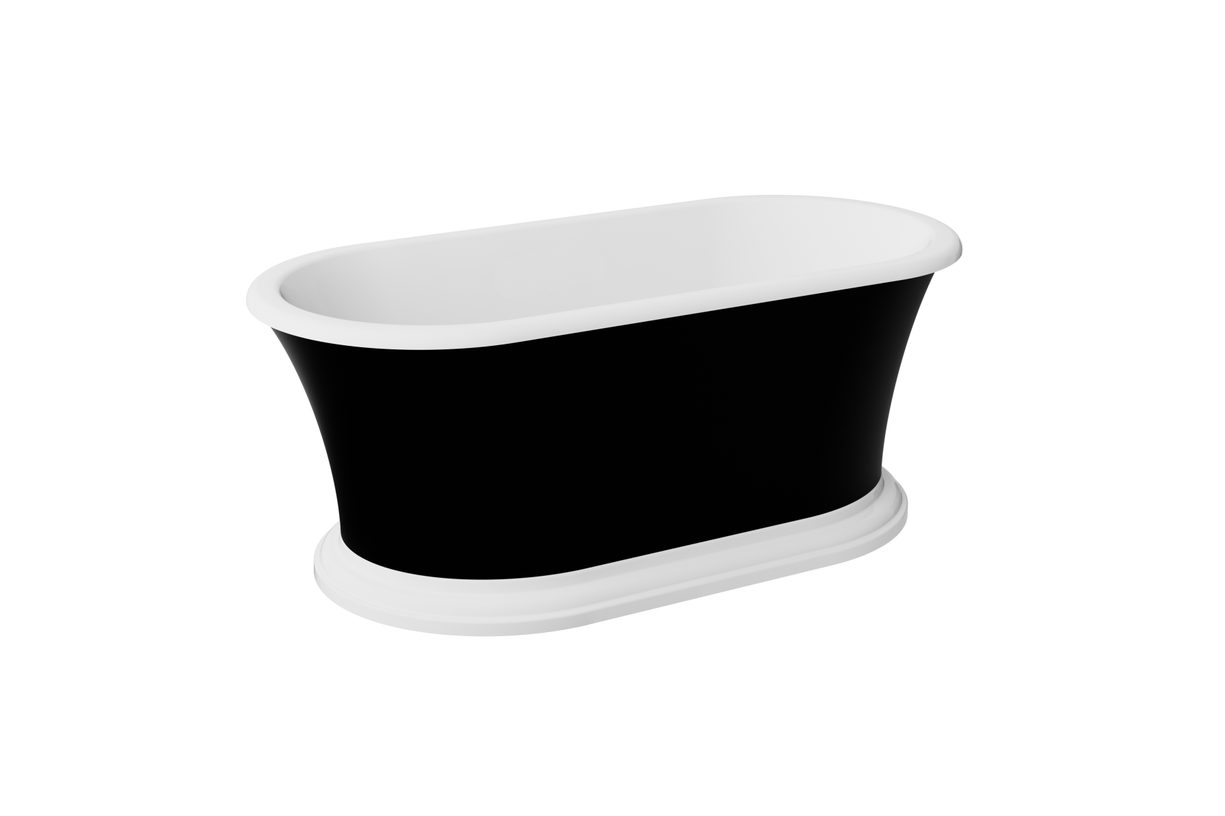 Besco Ziva 160 x 75 + klik-klak z przelewem szczelinowym slim chrom - obrazek 4