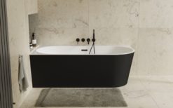 Besco Zoya 150 x 75 lewa + klik klak z przelewem chrom