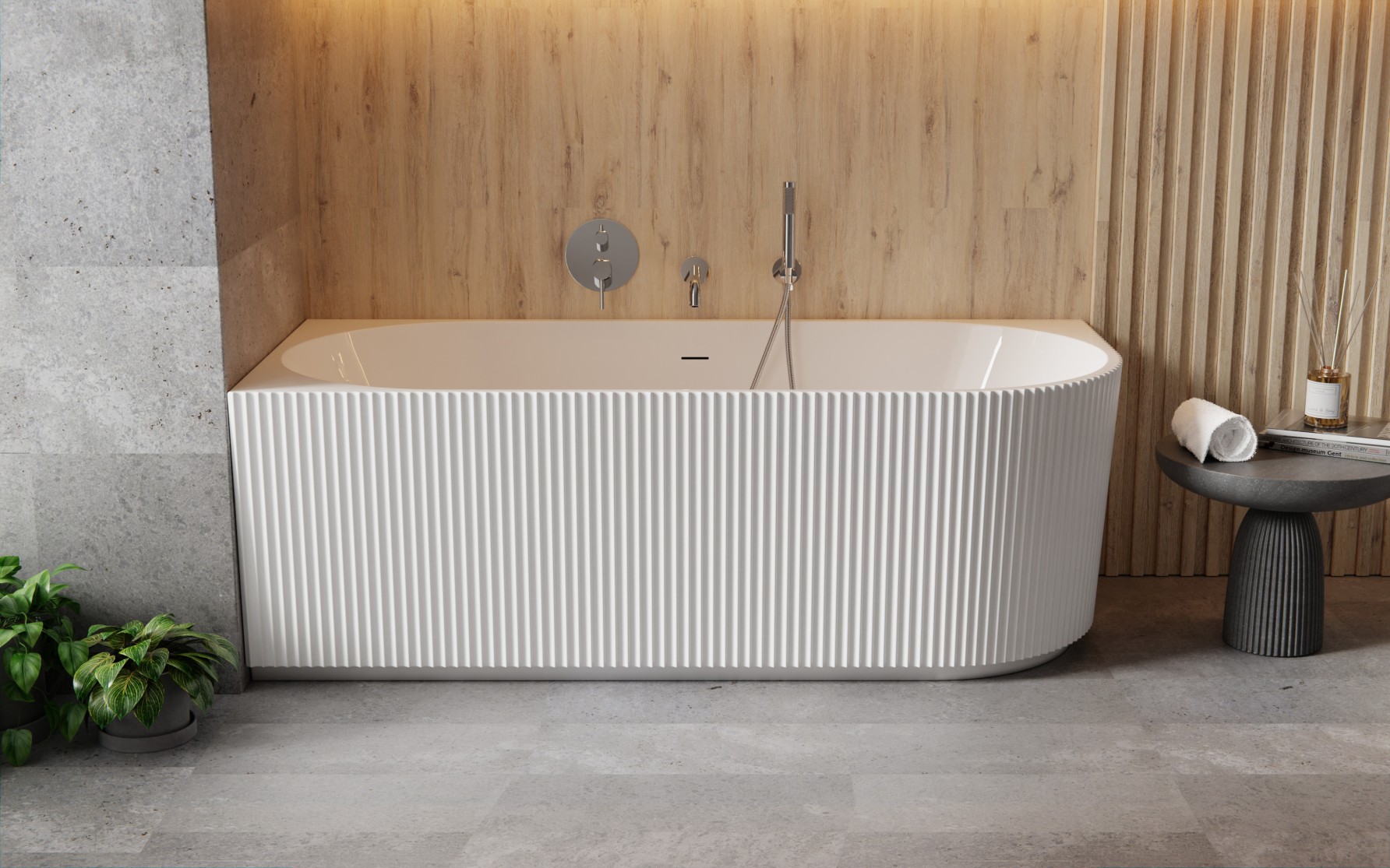 Besco Denaya 150 x 75 lewa + klik klak chrom