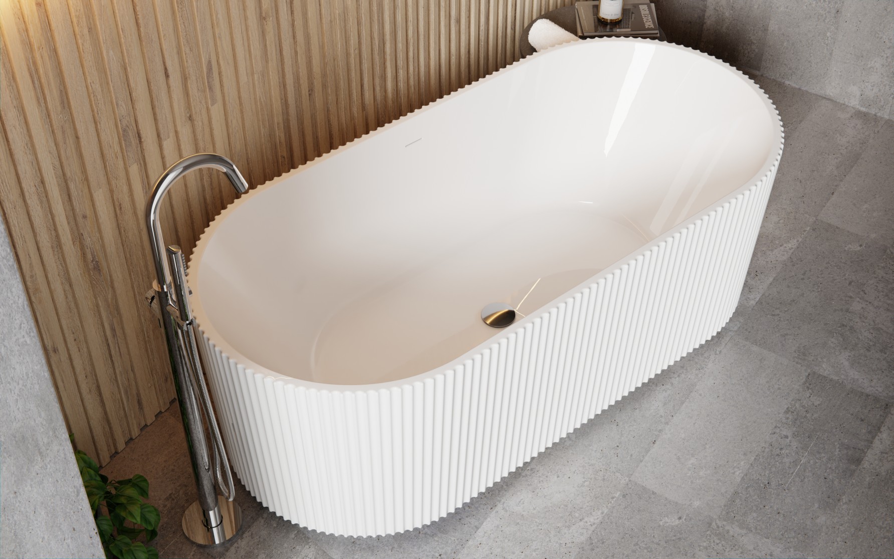 Besco Giuliana 150 x 75 + klik klak chrom - obrazek 3