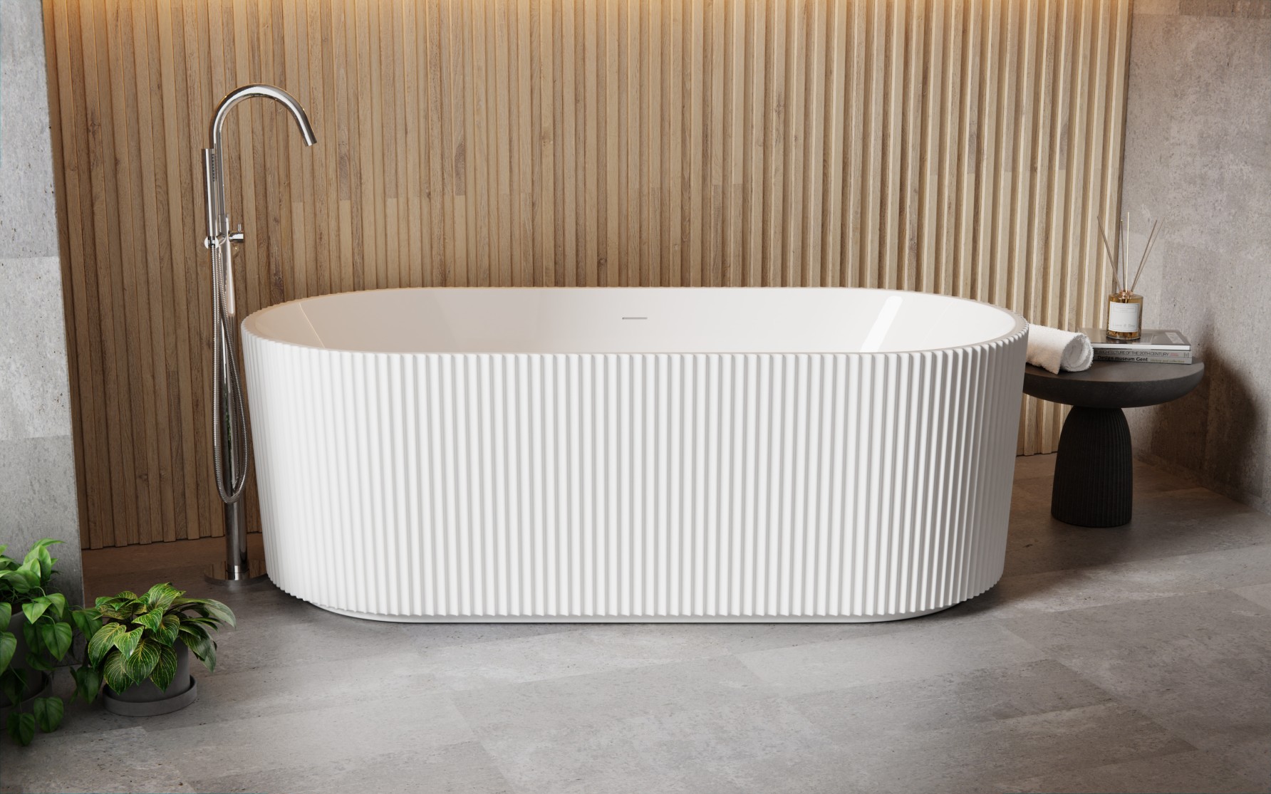 Besco Giuliana 150 x 75 + klik klak chrom