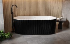 Besco Giuliana Black&White 150 x 75 + klik klak chrom