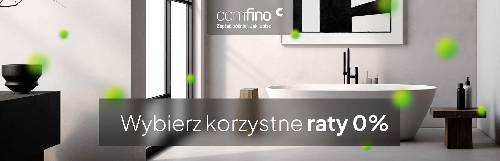 Baner Comfino: Kup na raty 0%