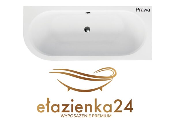 Wanna asymetryczna Besco Avita prawa – sklep ełazienka24