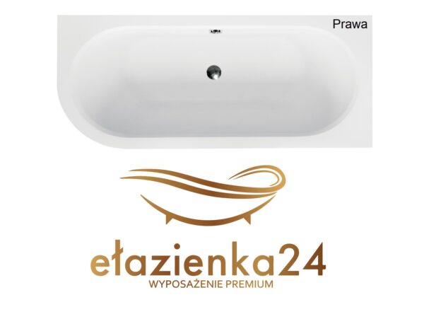Wanna asymetryczna Besco Avita prawa – sklep ełazienka24