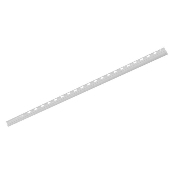 Lewa przyścienna listwa spadkowa VOGI inox 120 cm 150 cm produktowe białe tło