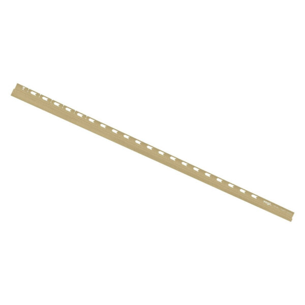Prawa złota listwa spadkowa przyścienna VOGI 120 cm 150 cm miniaturka białe tło