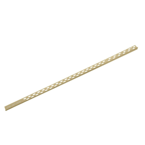Lewa złota listwa spadkowa pod szybę prysznicową VOGI 120 cm 150 cm produktowe białe tło