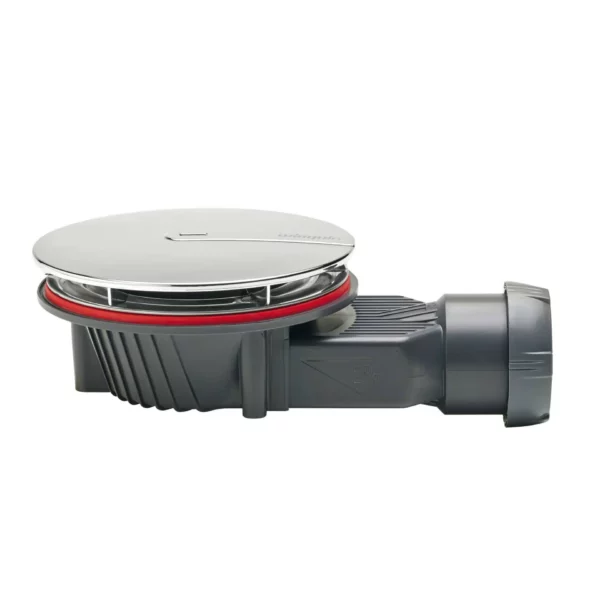 Suchy syfon brodzikowy Schedline Wirquin Slim+ 90mm SDB940WC z membraną