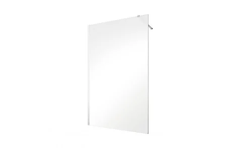 kabina prysznicowa walk-in z chromowanym profilem besco eco-n chrome