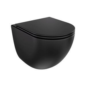Miska WC Besco Aspen Ergo Black