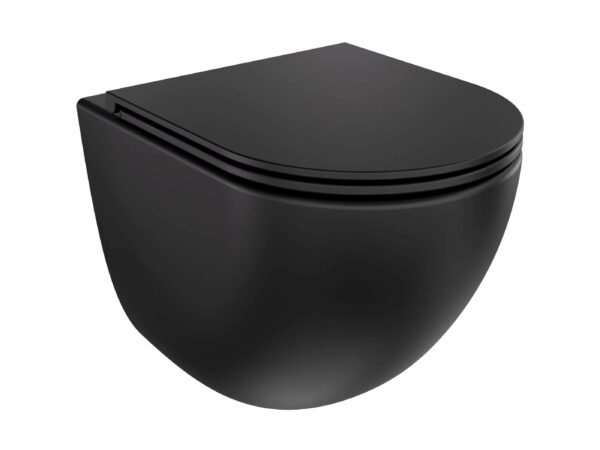 Miska WC Besco Aspen Ergo Black